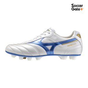 MIZUNO MORELIA II ELITE ขาว/น้ำเงิน/ทอง